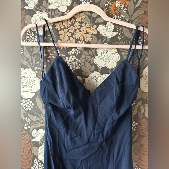 NWOT About Us Lisseth Maxi Dress in navy size small - Picture 6 of 6
